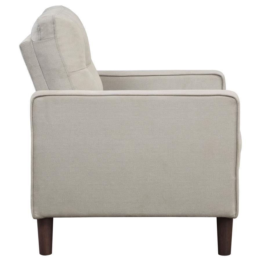 Bowen - Upholstered Track Arm Tufted Accent Chair by Coaster Fine Furniture | Bel Furniture