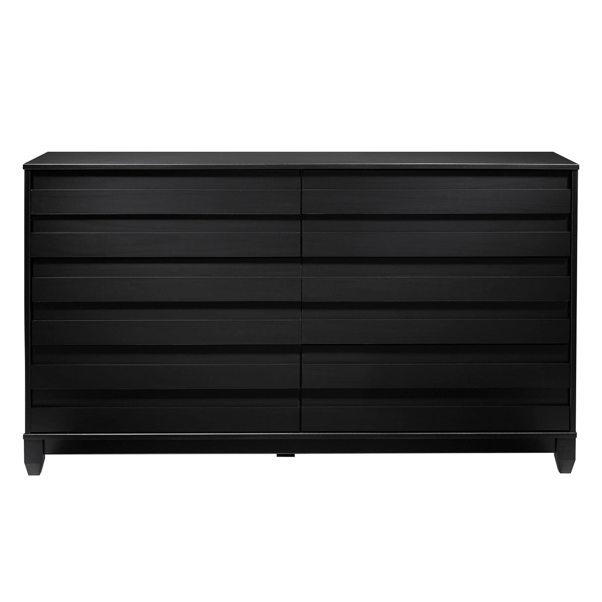 Modern 6 Drawer Solid Wood Dresser With Channel Pulls by Walker Edison | Bel Furniture