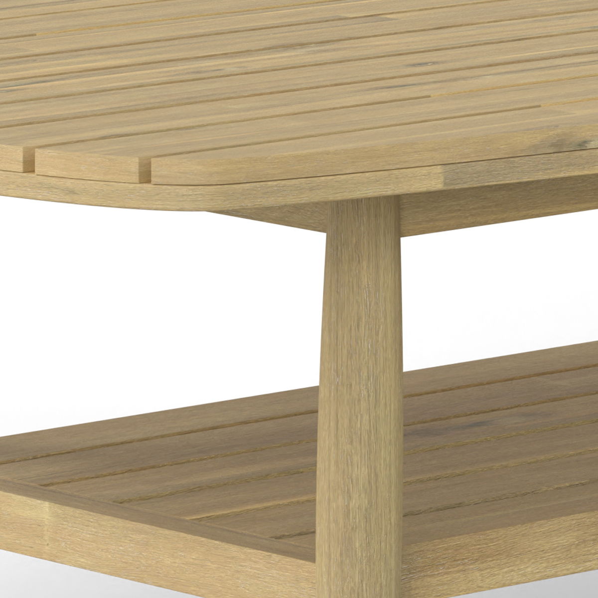 Bayshore - Outdoor Coffee Table - Light Teak by Simpli-Home | Bel Furniture