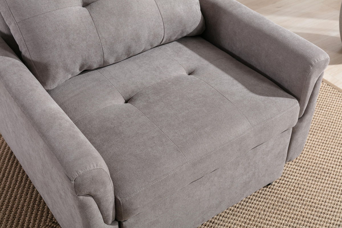 Hannah - Woven Convertible Armchair by Lilola Home | Bel Furniture