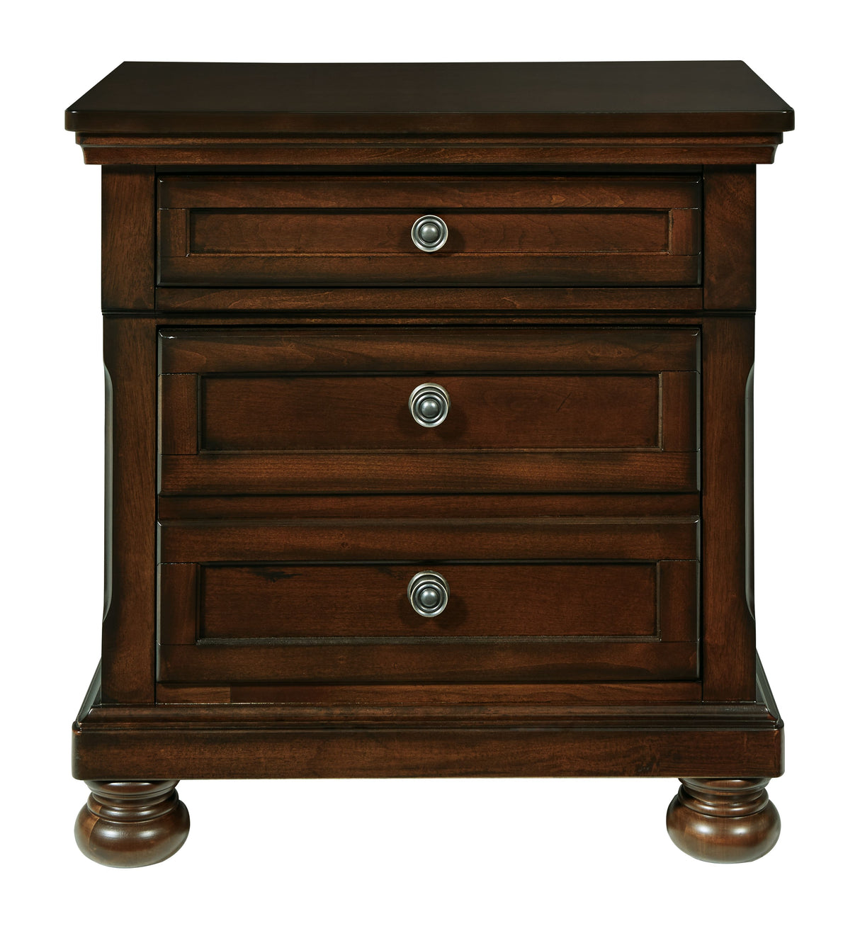 Porter - Dark Brown - Two Drawer Night Stand by Millennium® by Ashley | Bel Furniture