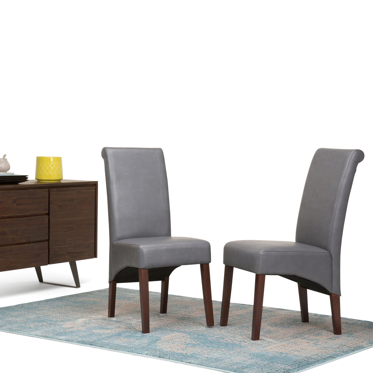 Avalon - Deluxe Parson, Dining Chair (Set of 2) by Simpli-Home | Bel Furniture