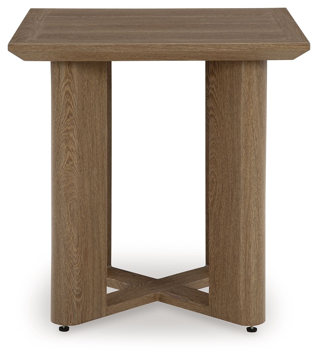 Serene Bay - Dark Brown - Square End Table by Signature Design by Ashley® | Bel Furniture