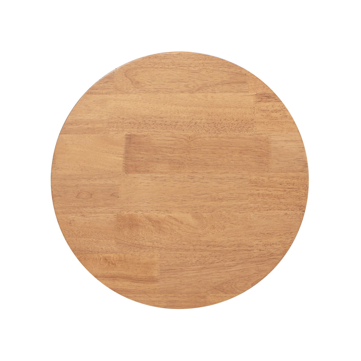 Kenzie - Fluted Pillar Round Accent Side Table - Light Natural Brown by Jennifer Taylor Home | Bel Furniture