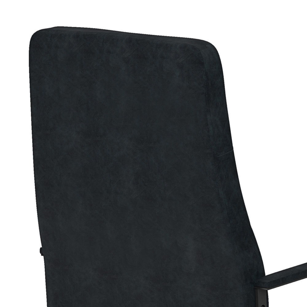 Foley - Swivel Office Chair - Distressed Blue by Simpli-Home | Bel Furniture