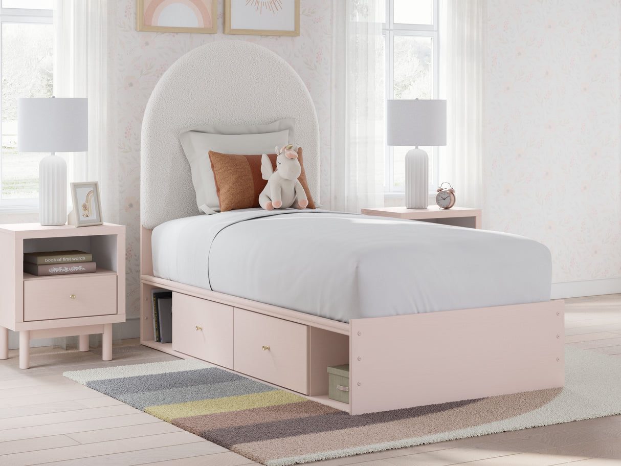 Wistenpine - Upholstered Panel Bed With Storage by Signature Design by Ashley® | Bel Furniture