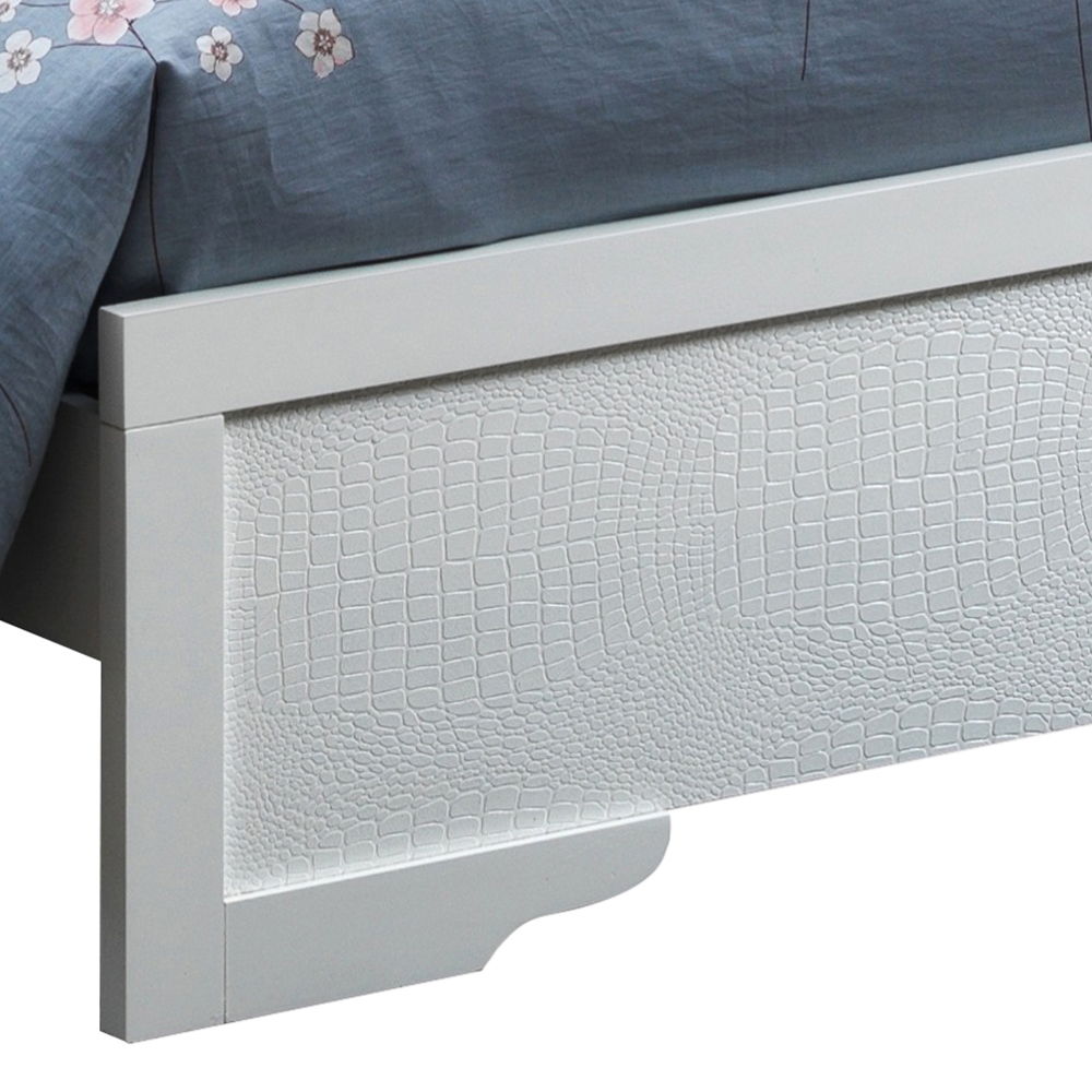 Modern Elegant King Bed - Champagne
