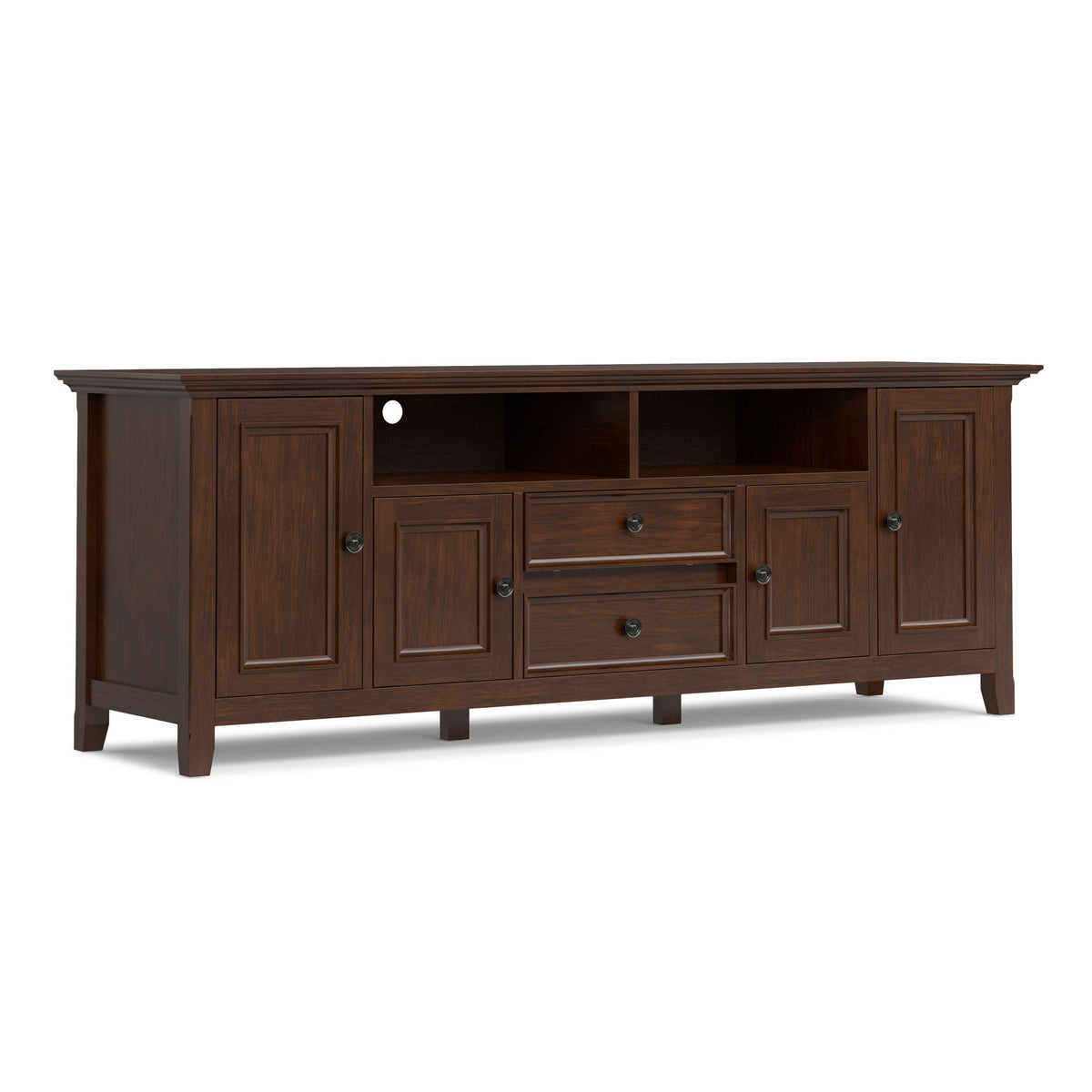 Amherst - TV Stand For TVs Up To 80" - Brown