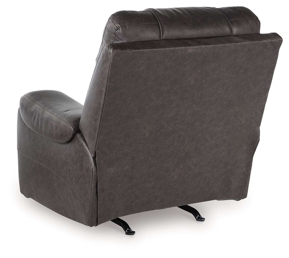 Femley - Smoke - Rocker Recliner by Signature Design by Ashley® | Bel Furniture