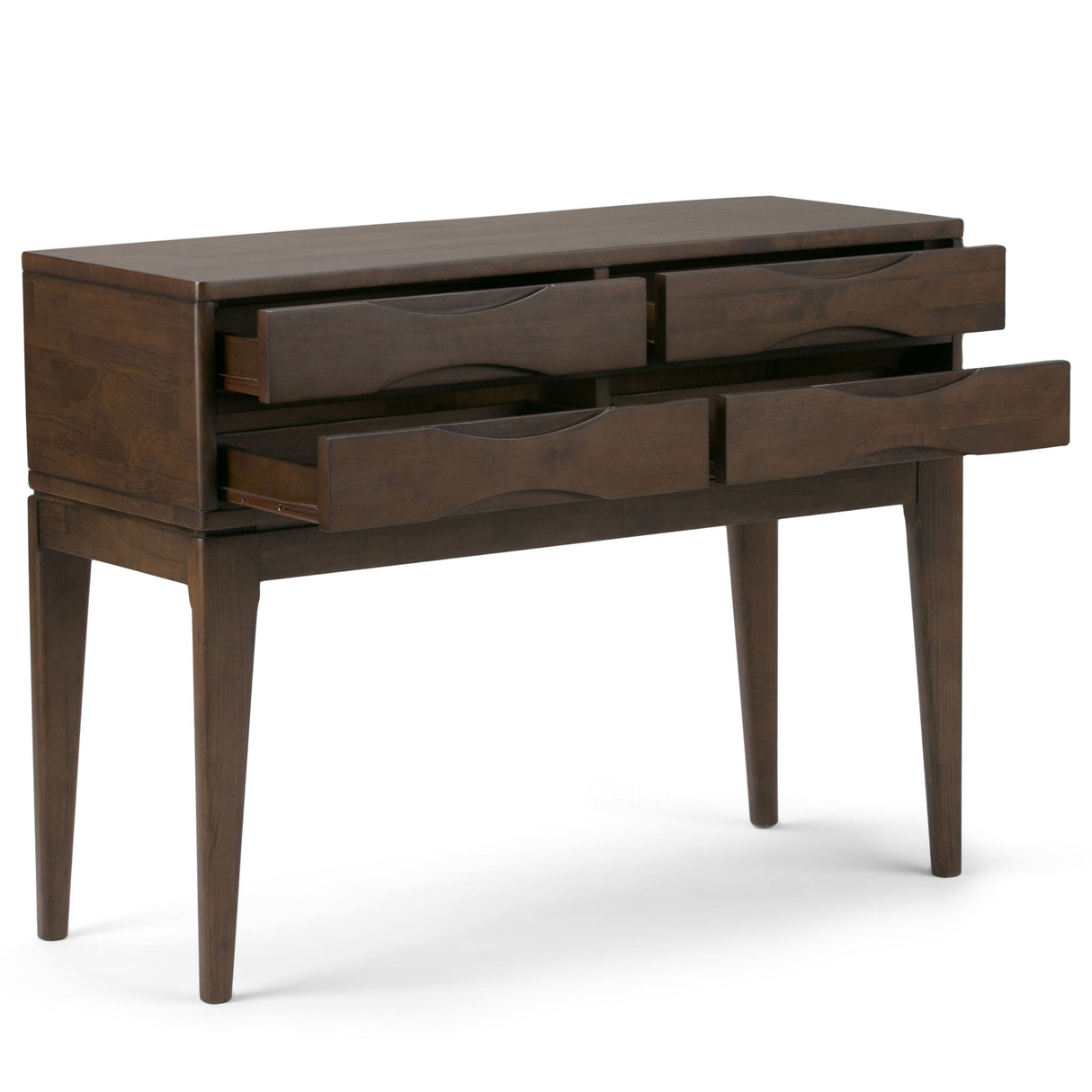 Harper - Hallway Console Table - Walnut Brown by Simpli-Home | Bel Furniture