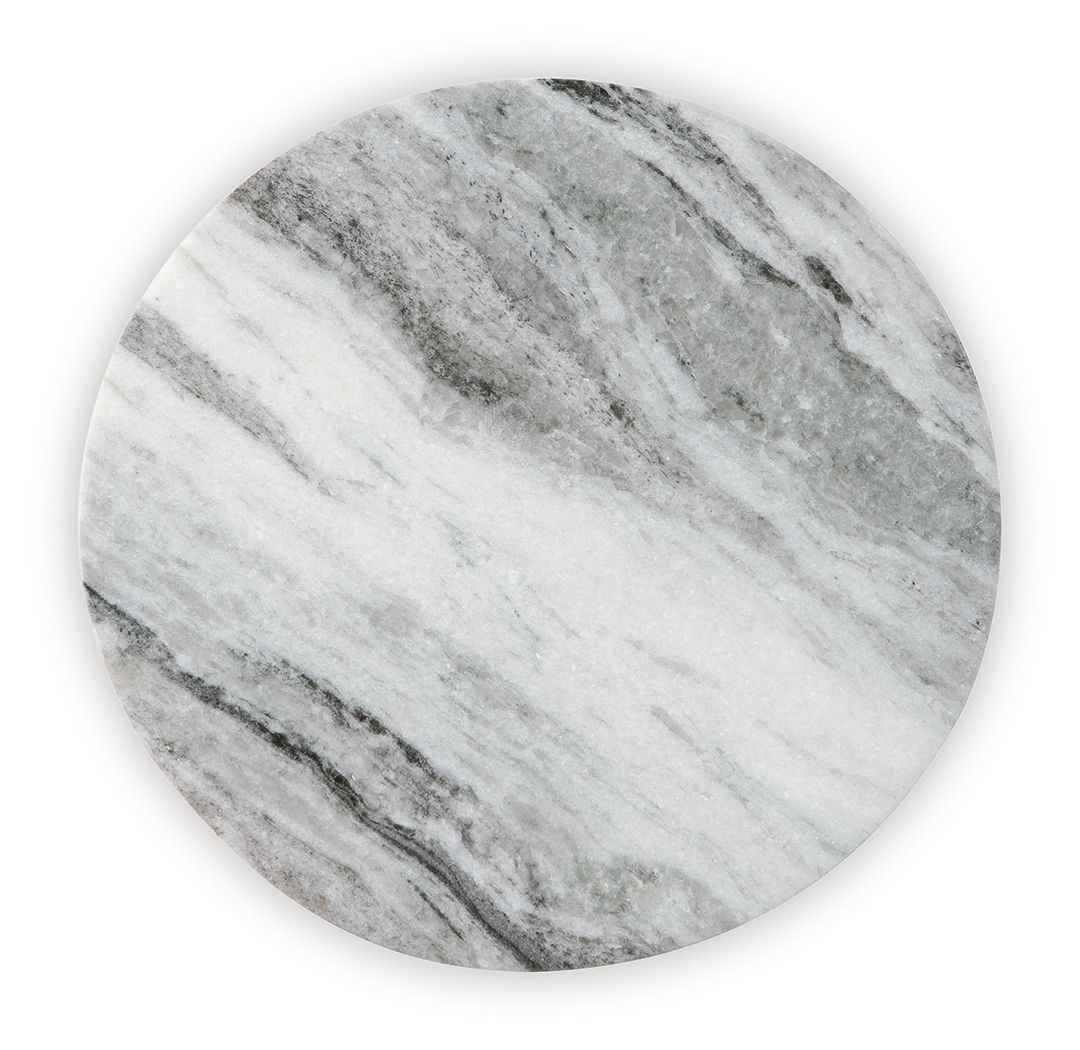 Keithwell - Gray - Round Accent Table by Signature Design by Ashley® | Bel Furniture