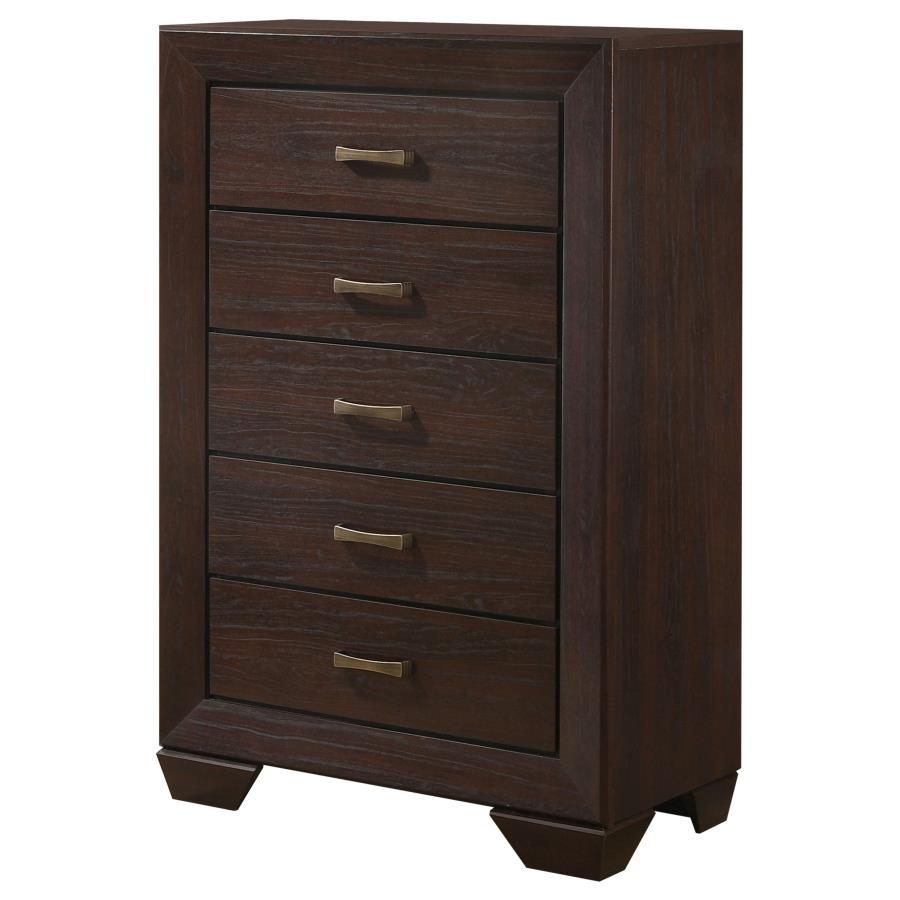 Kauffman - 5-Drawer Bedroom Chest by CoasterEveryday | Bel Furniture