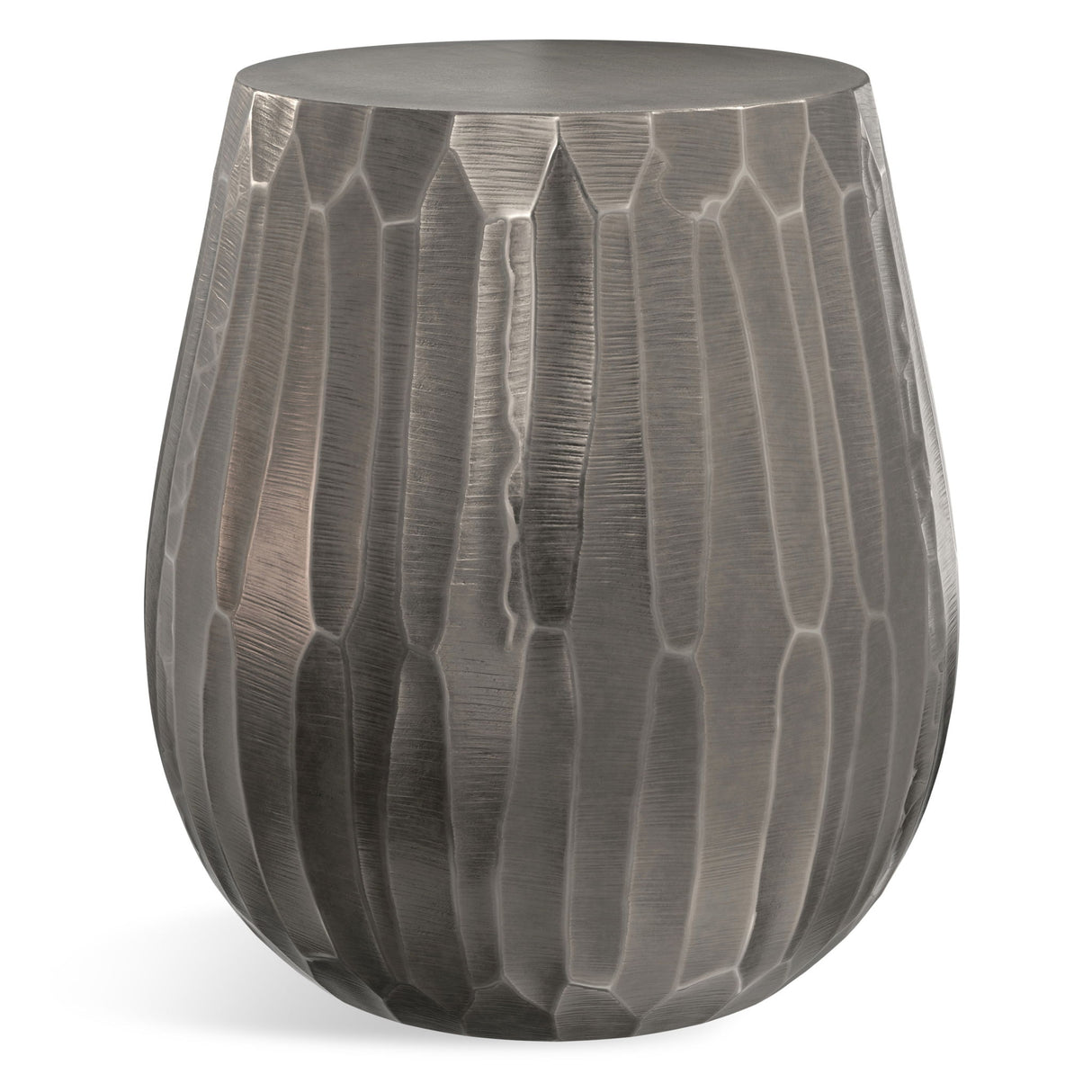 Nellie - Cast Aluminum Side Table - Black by Simpli-Home | Bel Furniture