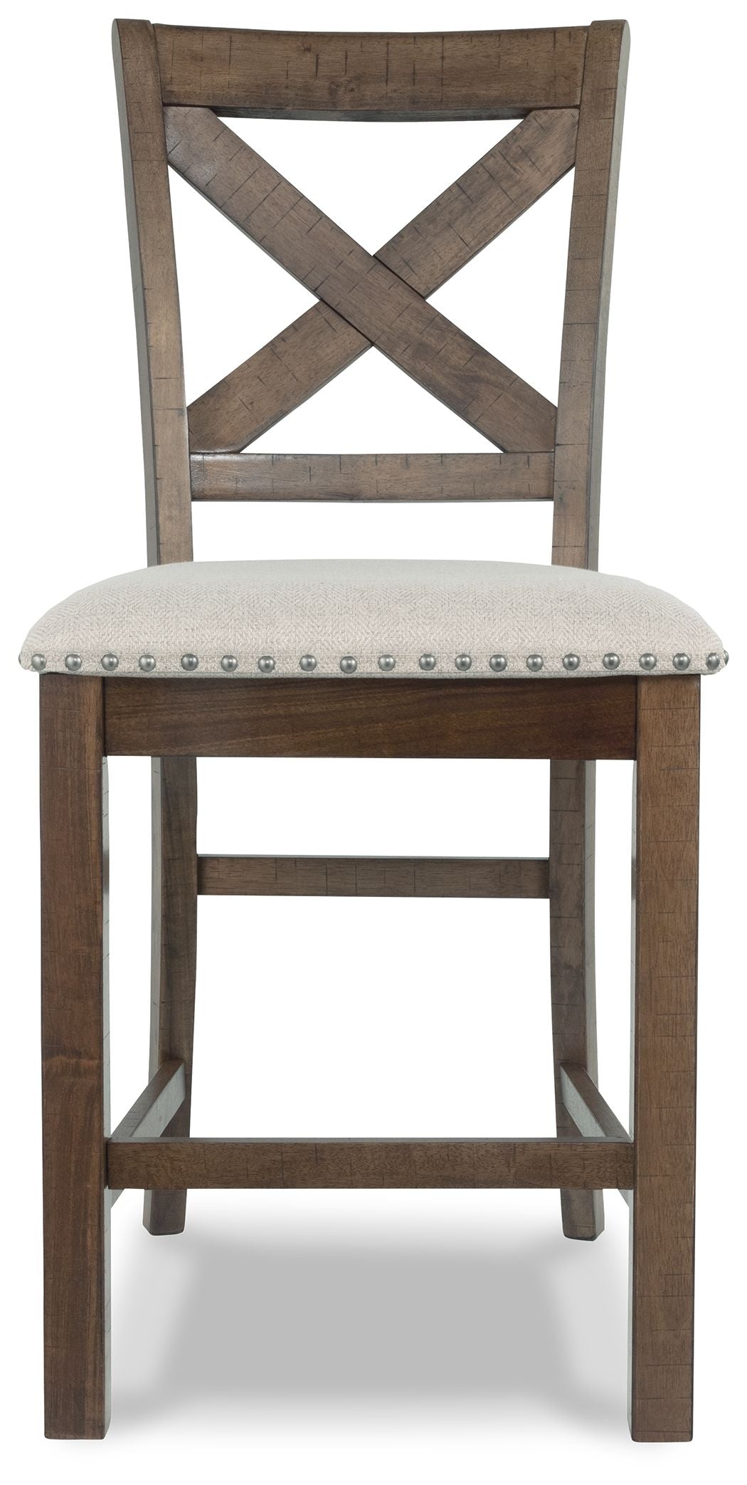 Moriville - Beige - Upholstered Barstool (Set of 2) by Signature Design by Ashley® | Bel Furniture