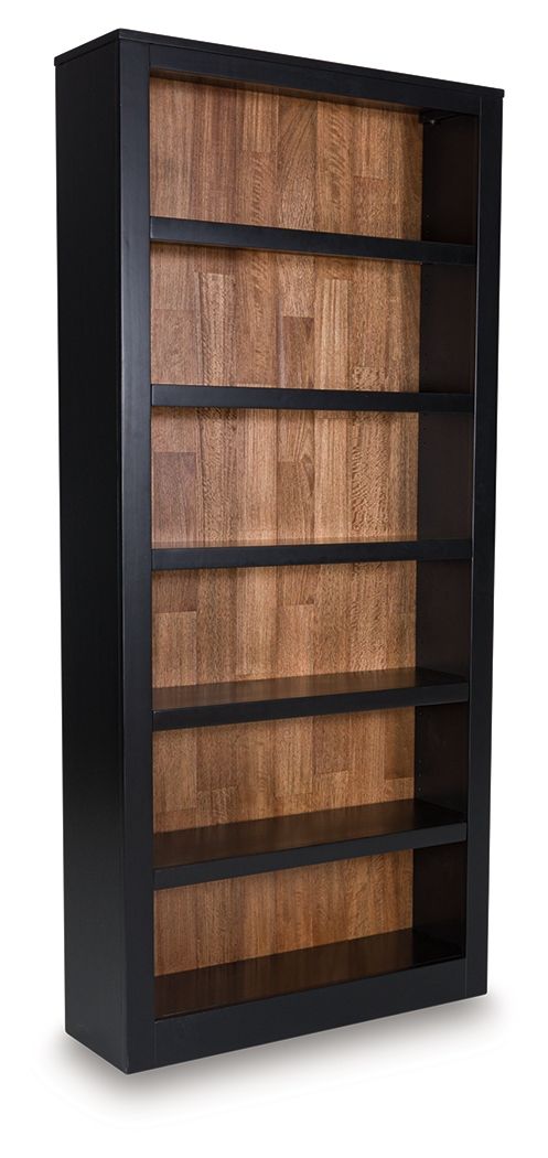 Wildenauer - Brown / Black - Bookcase by Signature Design by Ashley® | Bel Furniture