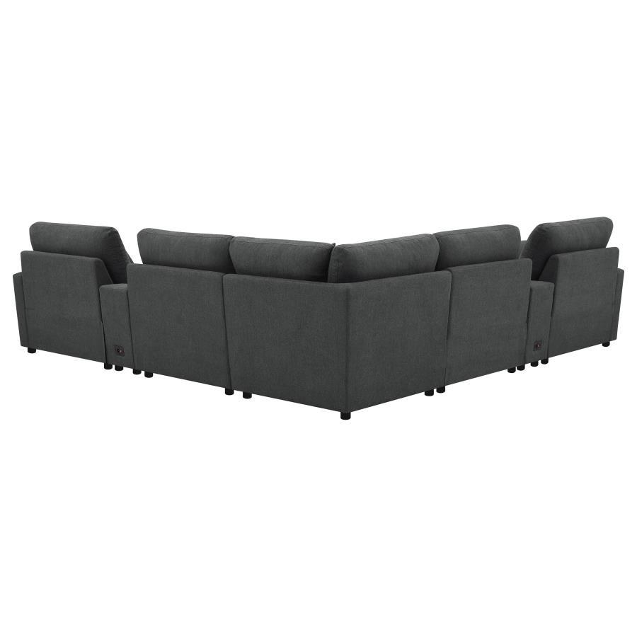 Collins - 7-Piece Modular Power Reclining Sectional by Coaster Fine Furniture | Bel Furniture