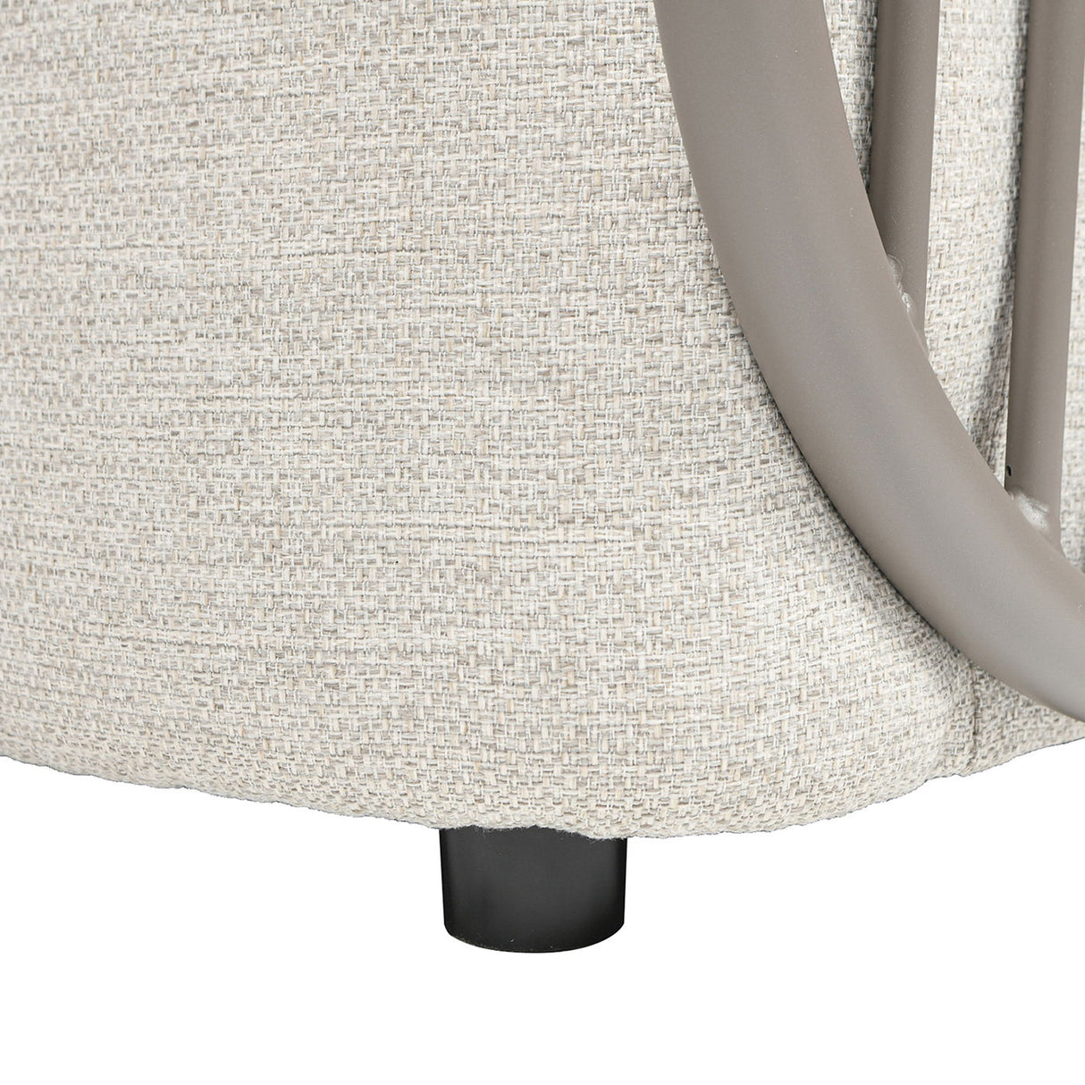 Harper - Barrel Upholstered Patio Deep Seating Armchair Axroma Olefin - Oat Beige by Jennifer Taylor Home | Bel Furniture