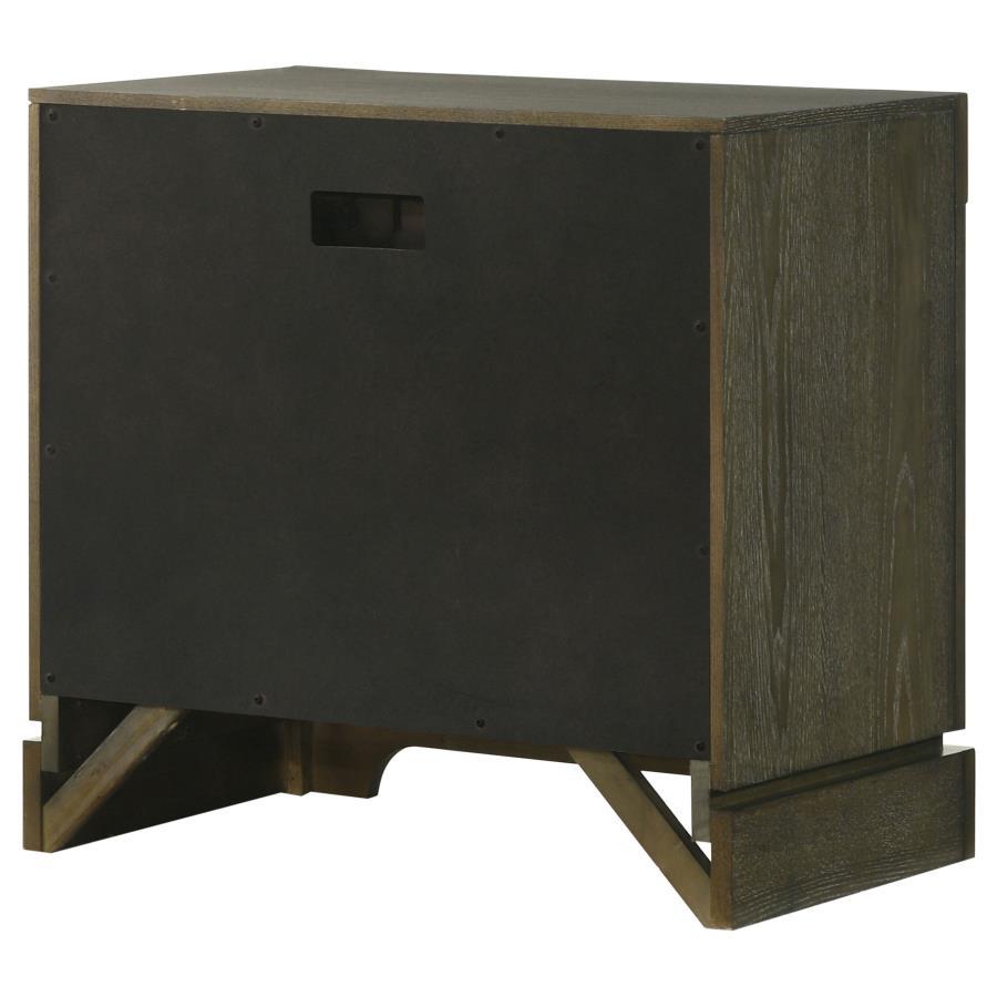 Gran Park - 2-Drawer Nightstand Bedside Table - Dark Cocoa by Coaster Fine Furniture | Bel Furniture