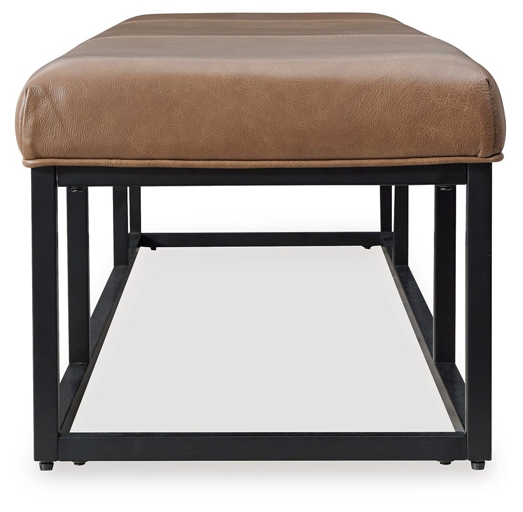 Joston - Caramel - Accent Bench by Signature Design by Ashley® | Bel Furniture