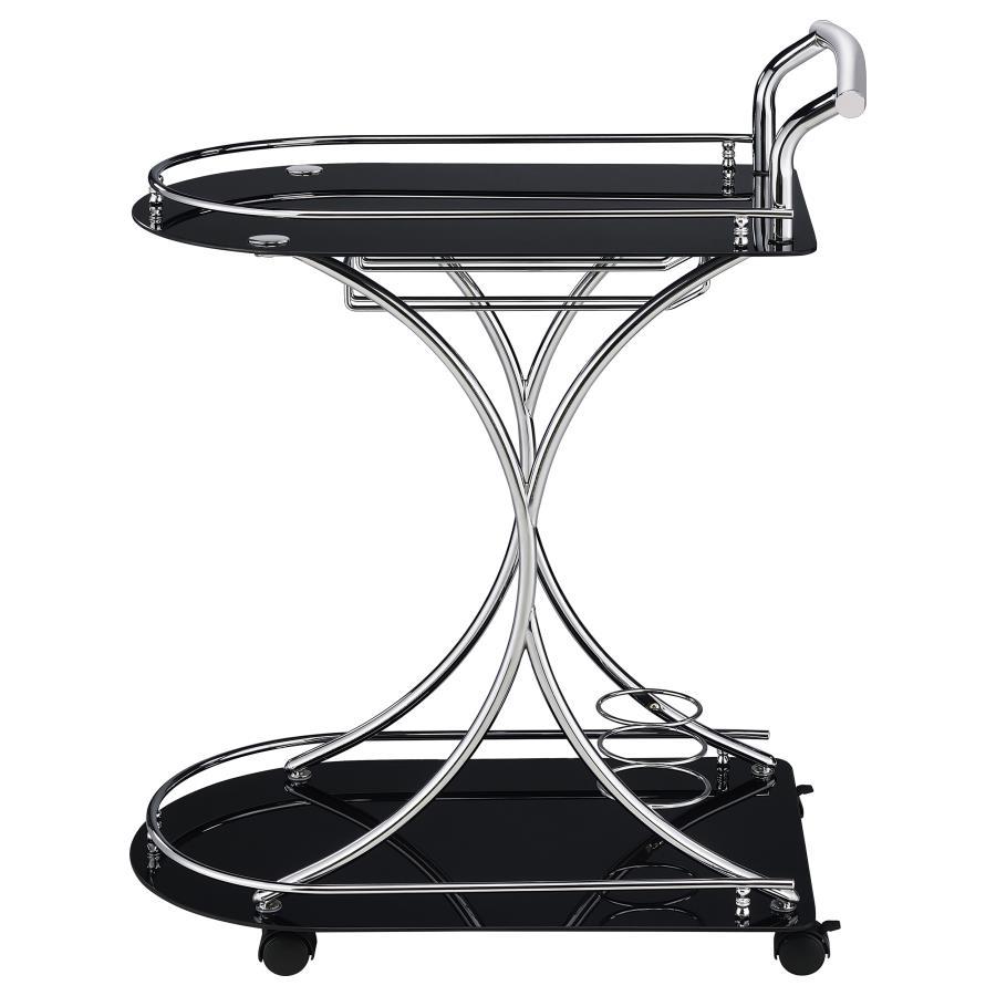 Elfman - 2-Shelve Serving Cart by CoasterEveryday | Bel Furniture