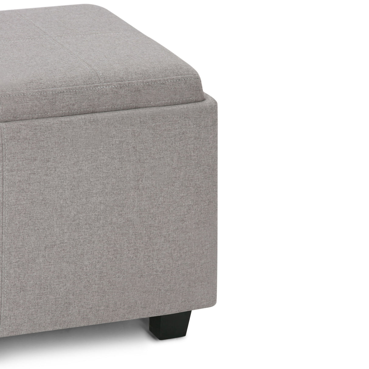 Avalon - Upholstered Storage Ottoman by Simpli-Home | Bel Furniture