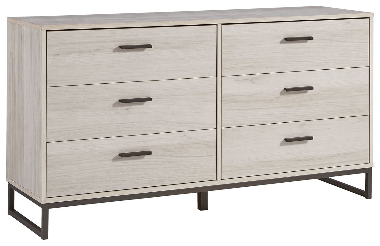 Socalle - Six Drawer Dresser Beige by Signature Design by Ashley® | Bel Furniture