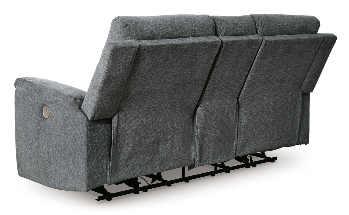 Barnsana - Dbl Power Reclining Loveseat With Console by Signature Design by Ashley® | Bel Furniture