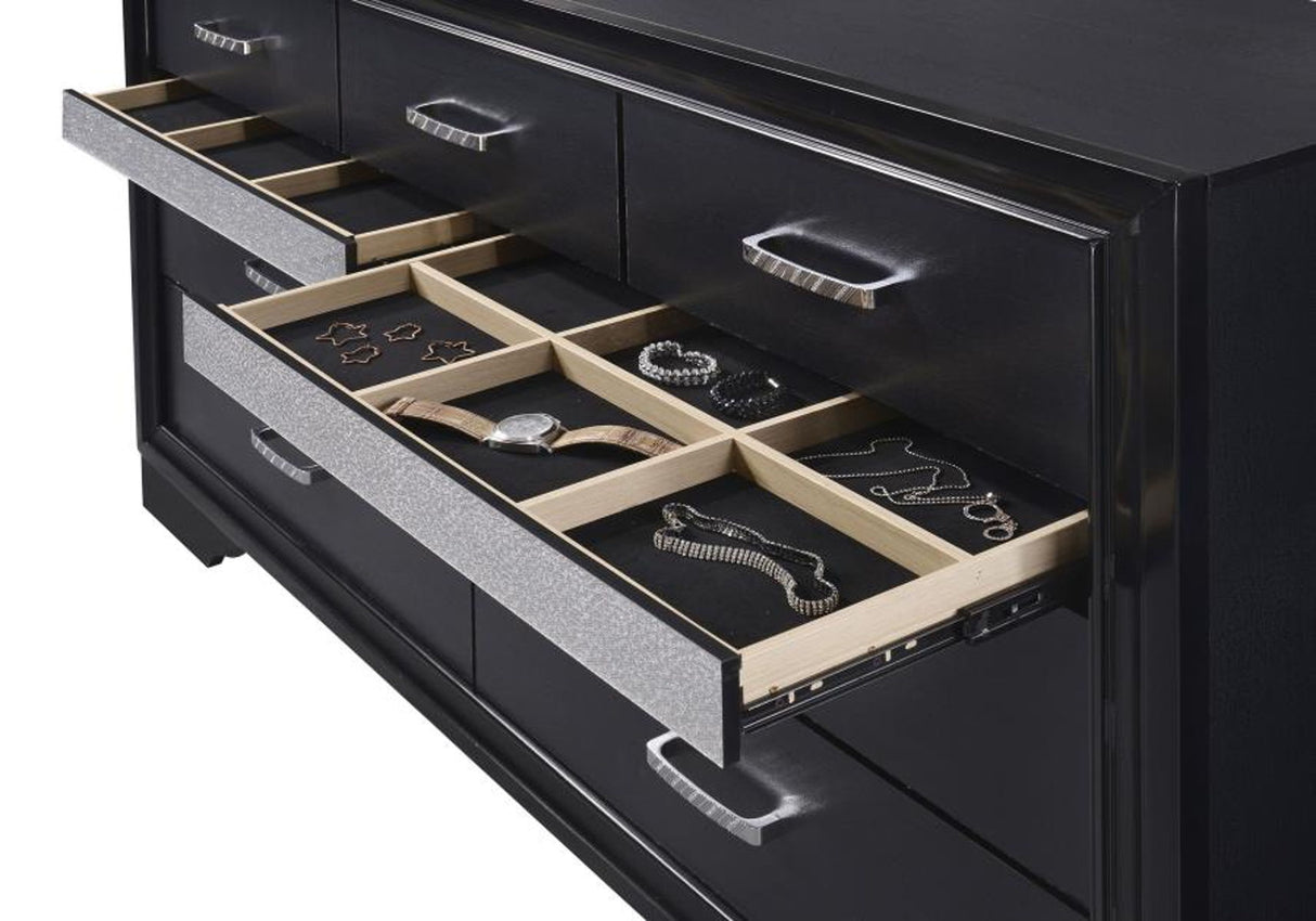 Miranda - 7-drawer Dresser With Mirror by CoasterEveryday | Bel Furniture