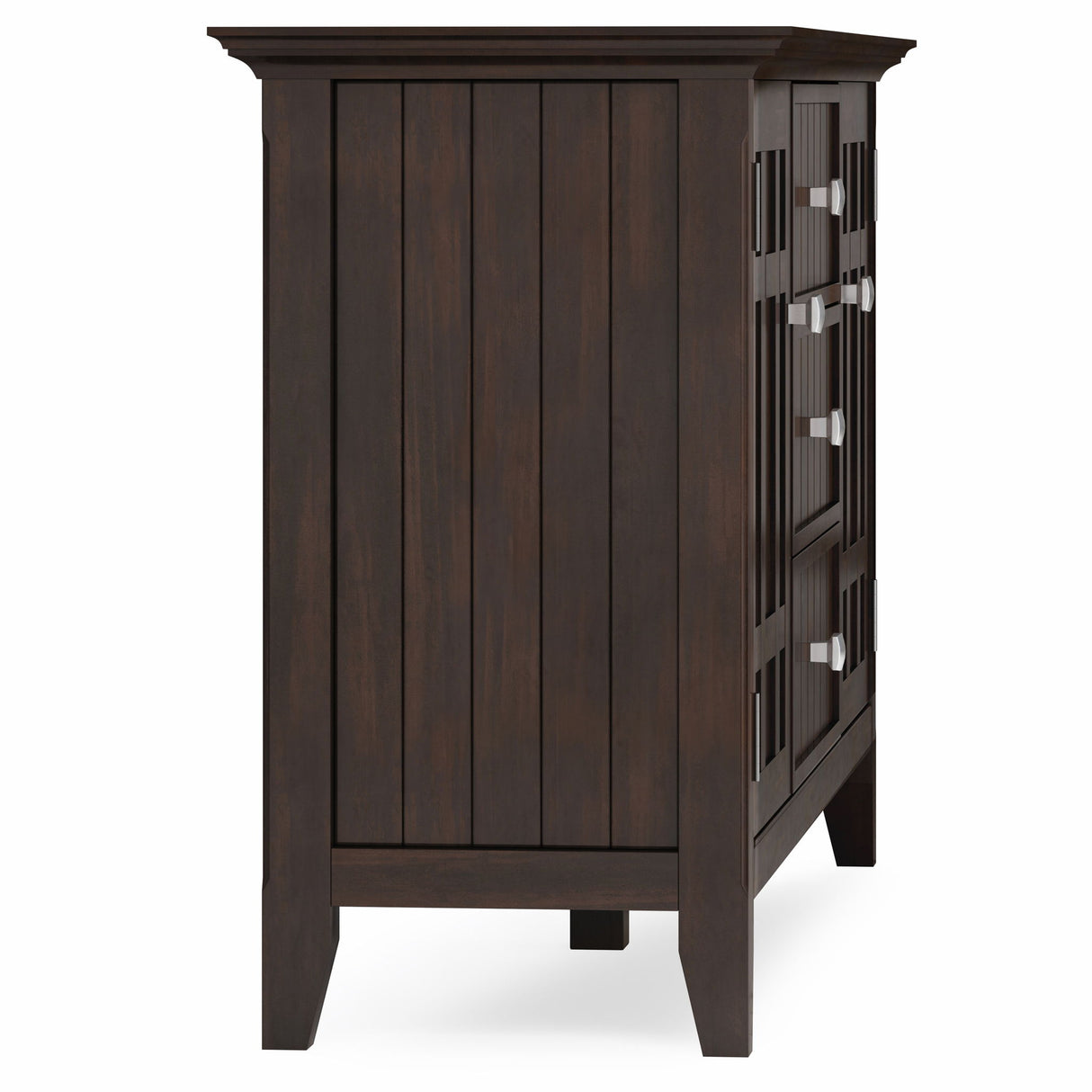Bedford - Sideboard Buffet - Dark Tobacco Brown by Simpli-Home | Bel Furniture