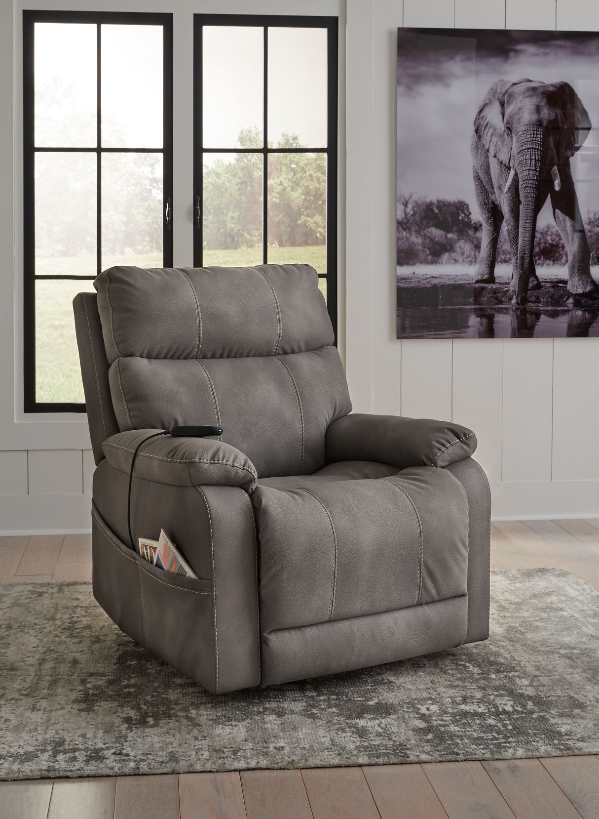 Next-Gen Durapella - Power Lift Recliner by Signature Design by Ashley® | Bel Furniture