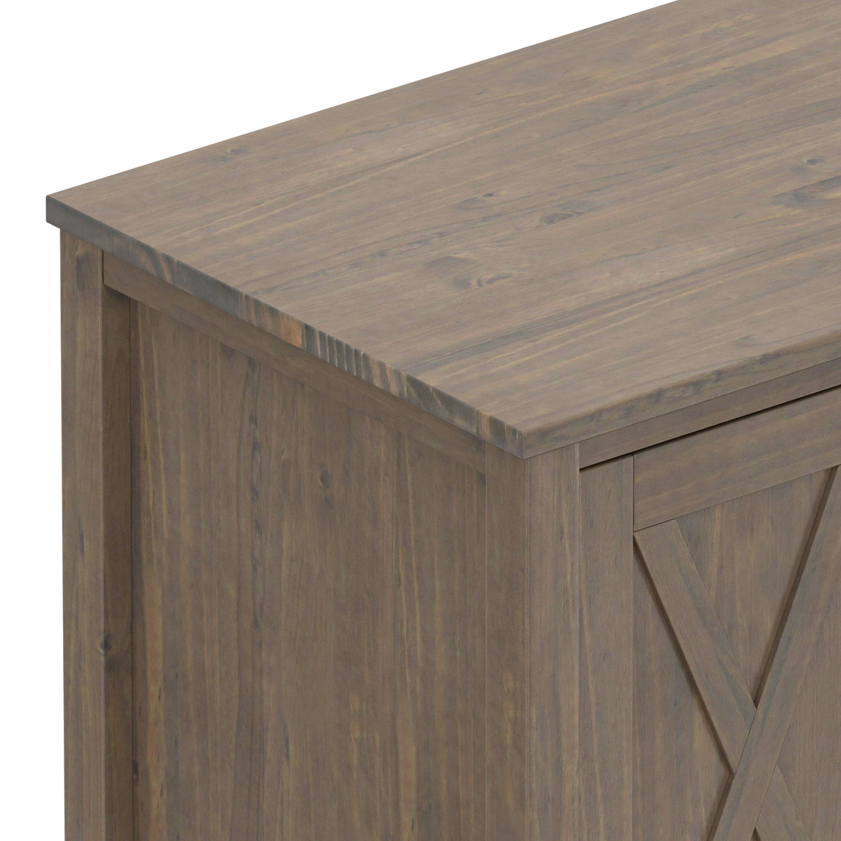 Ela - TV Media Stand - Smoky Brown by Simpli-Home | Bel Furniture