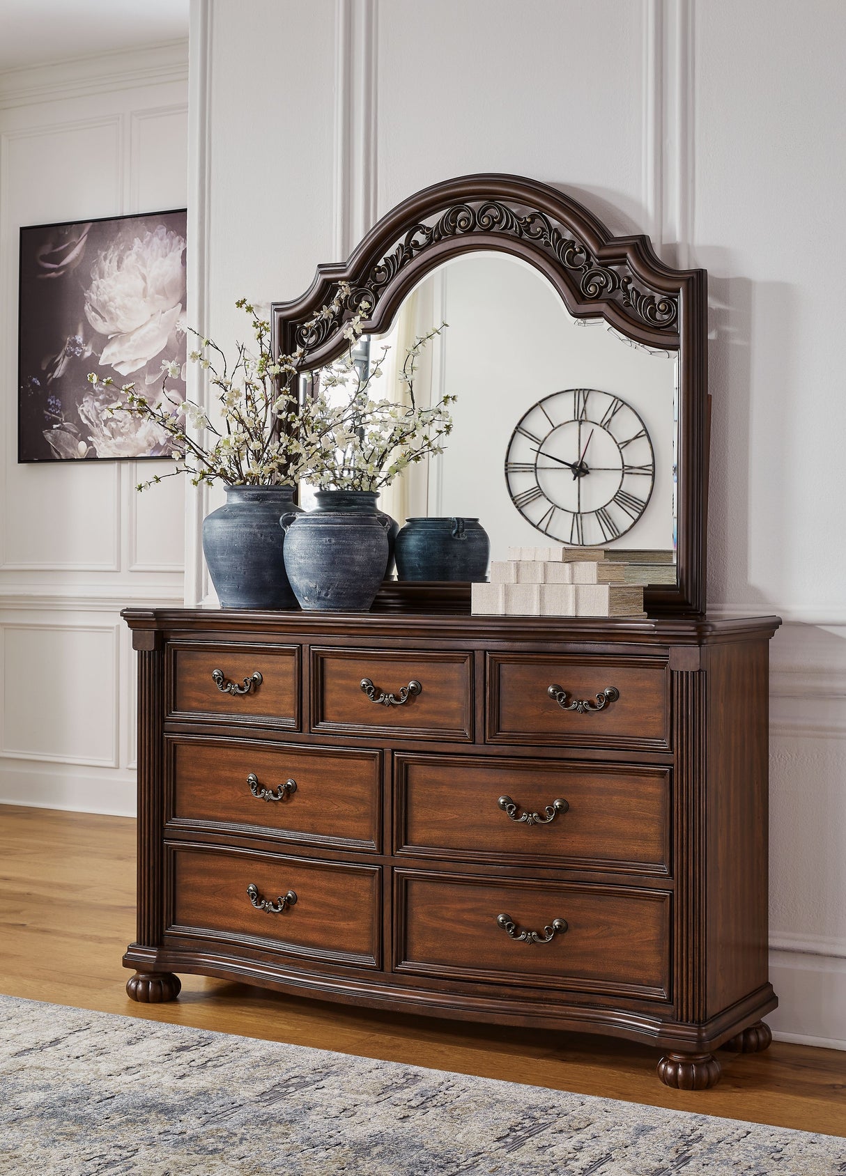 Lavinton - Brown - Dresser And Mirror by Signature Design by Ashley® | Bel Furniture