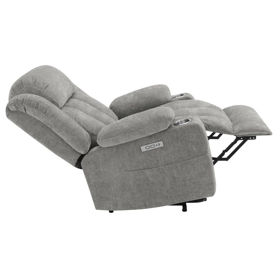 Houston - Upholstered Power Lift Recliner Chair by CoasterEveryday | Bel Furniture