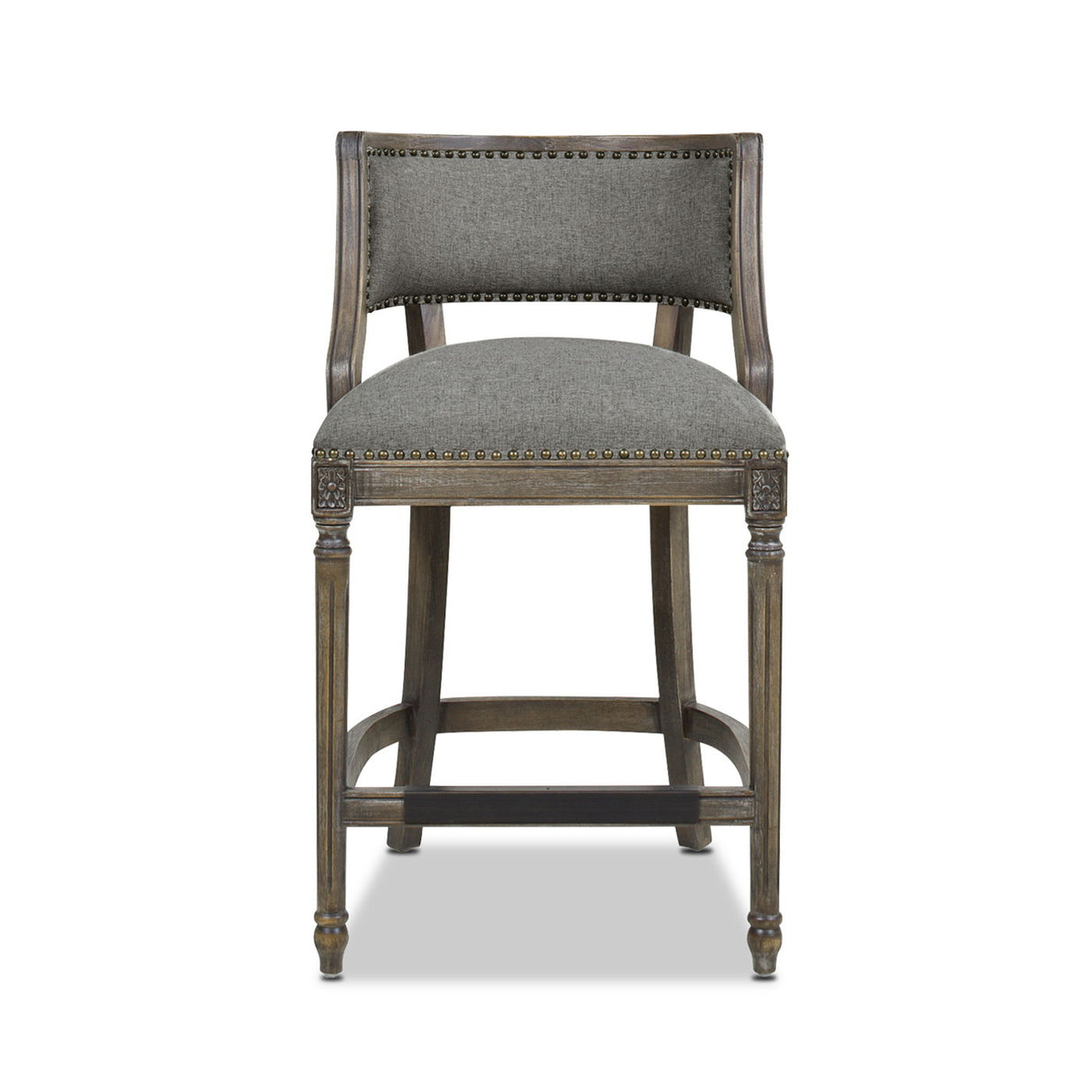Paris - Farmhouse Counter Height Bar Stool With Backrest by Jennifer Taylor Home | Bel Furniture
