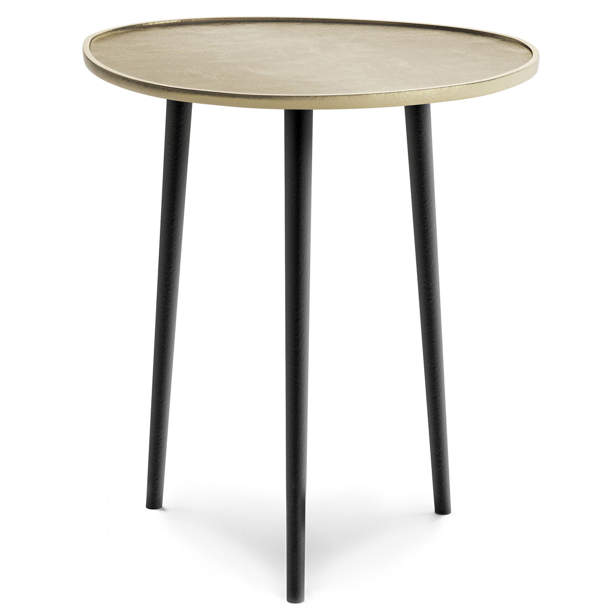 Tanner - Metal Side Table - Gold by Simpli-Home | Bel Furniture