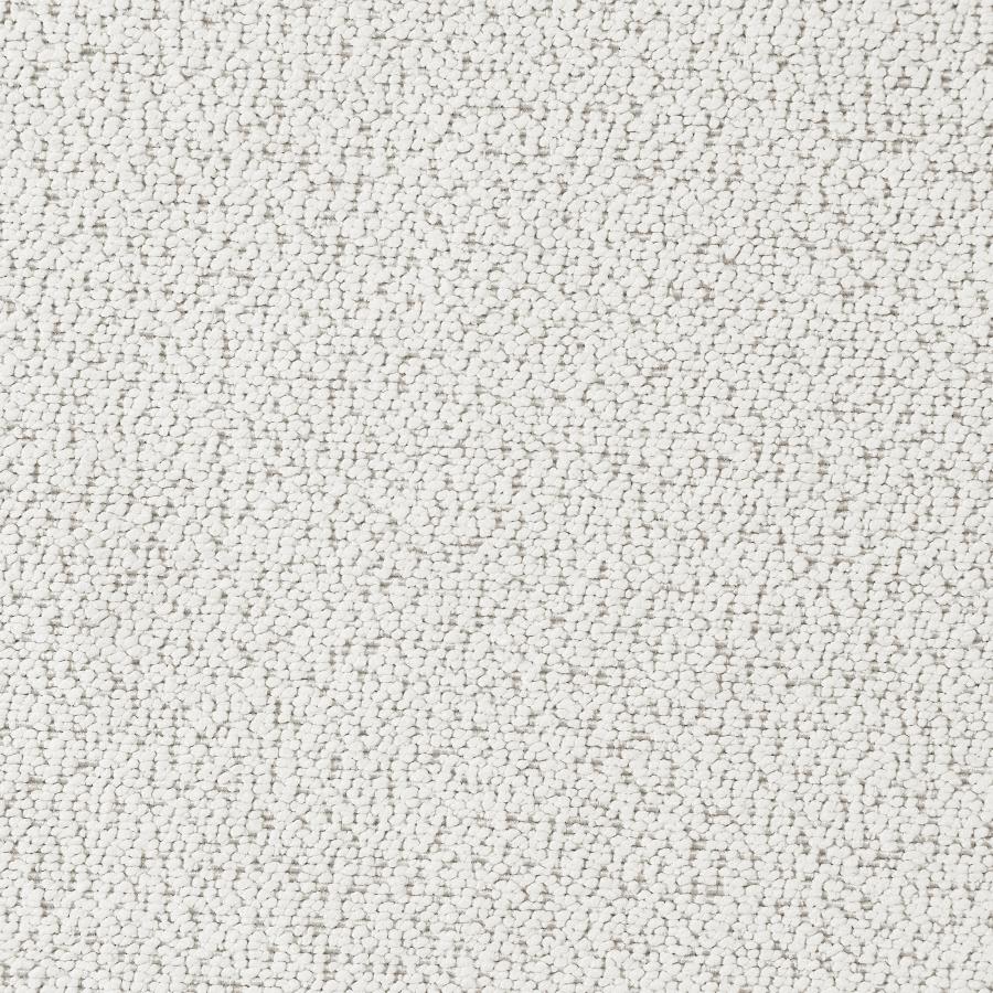 Everly Boucle Upholstered Rectangular Ottoman Off White