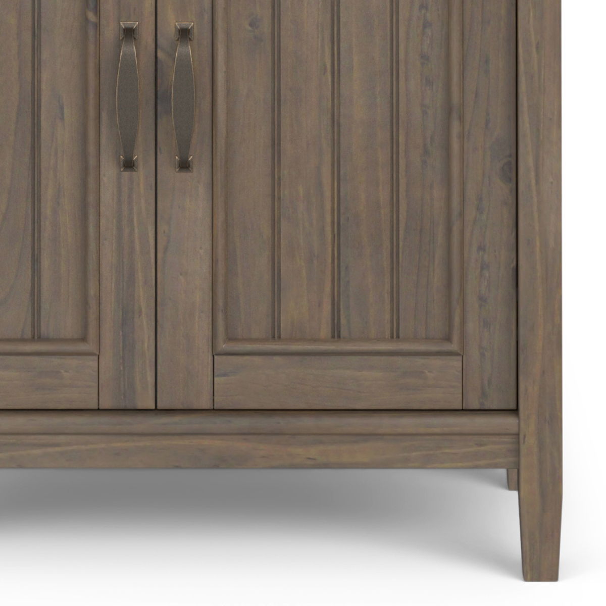 Lev - Bookcase - Smoky Brown by Simpli-Home | Bel Furniture