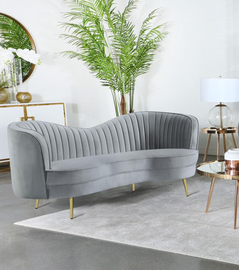 Sophia - Upholstered Channel Tufted Loveseat