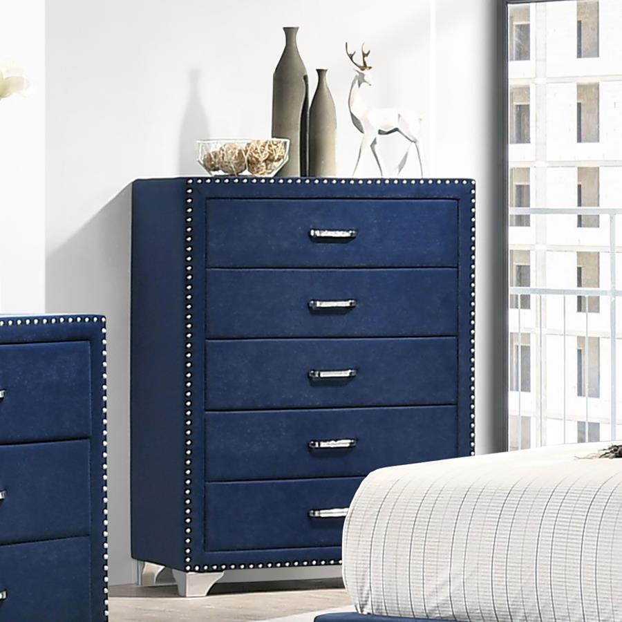 Melody - 5-Drawer Bedroom Chest by CoasterEveryday | Bel Furniture