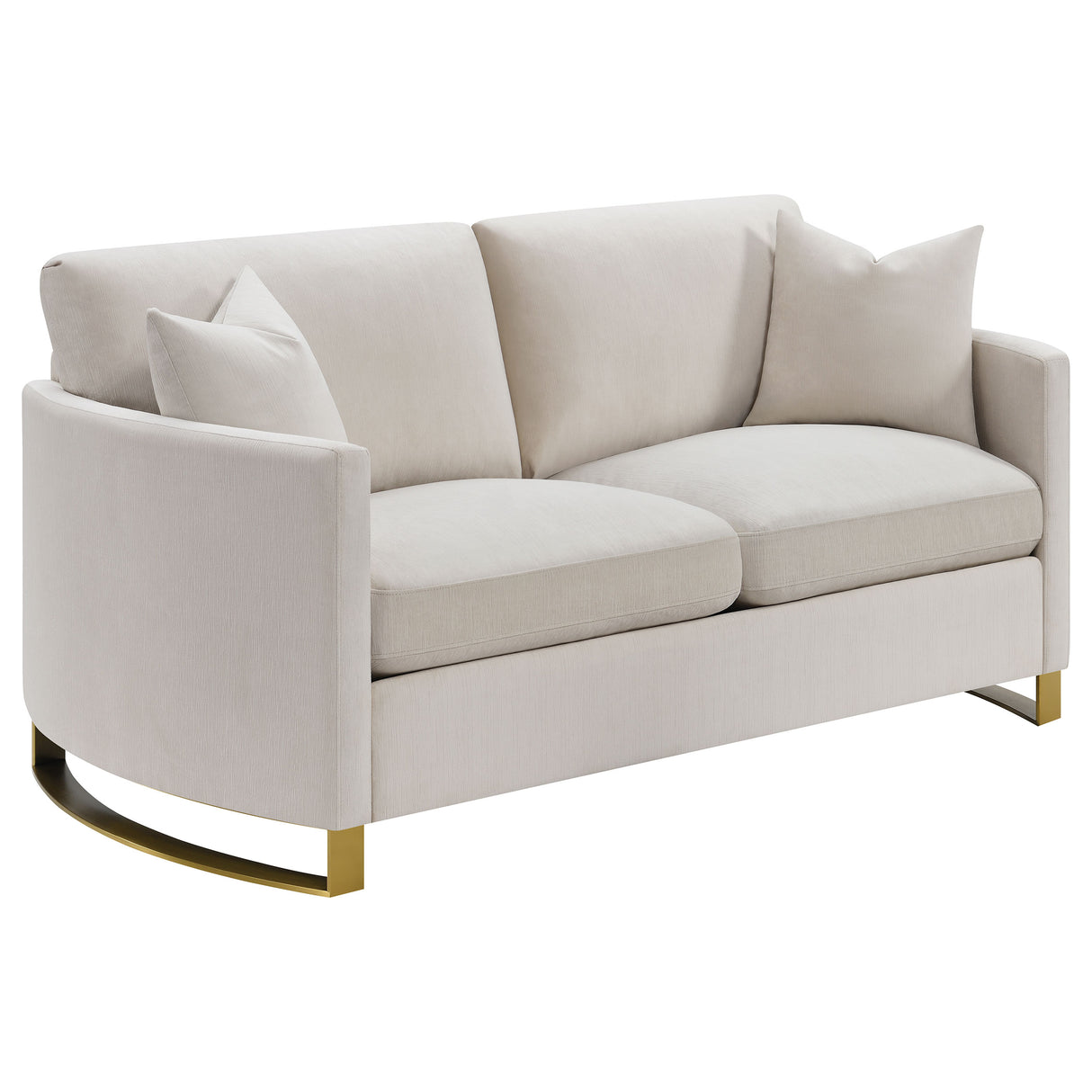 Corliss - Upholstered Arched Arm Loveseat