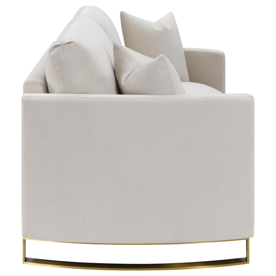 Corliss - Upholstered Arched Arm Loveseat