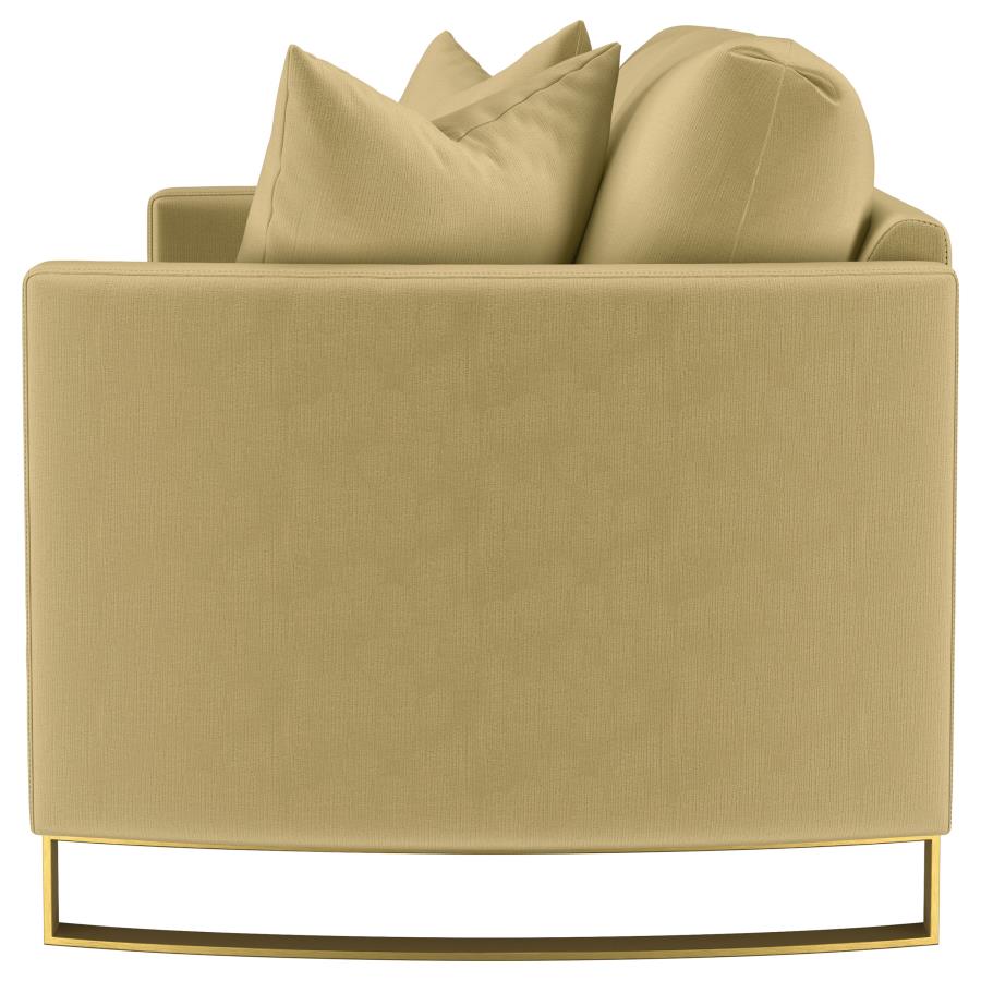 Corliss - Upholstered Arched Arm Loveseat