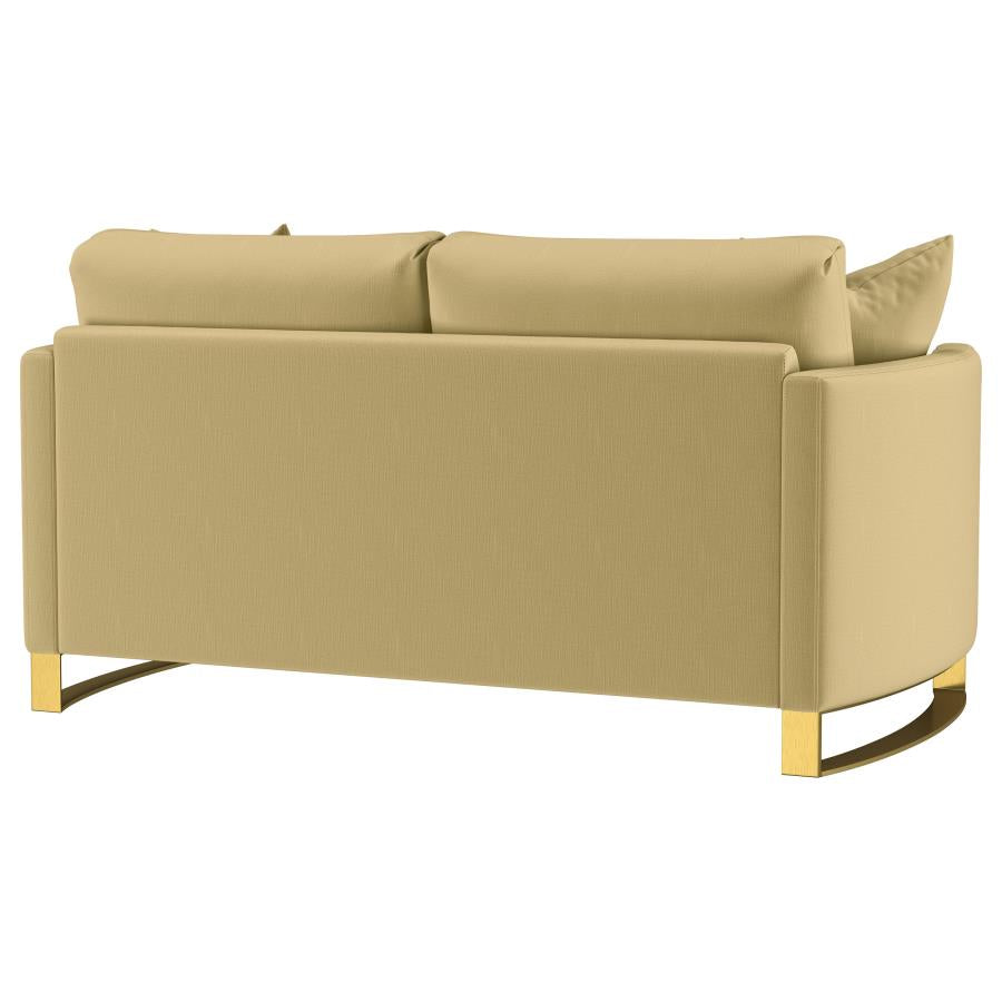 Corliss - Upholstered Arched Arm Loveseat