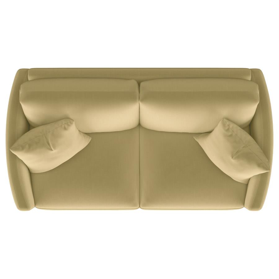 Corliss - Upholstered Arched Arm Loveseat