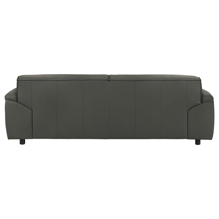 Buxton - Top Grain Leather Upholstered Sofa