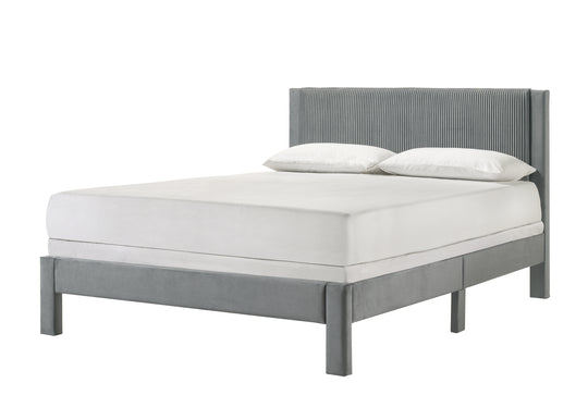 Lucia Bed Light Grey