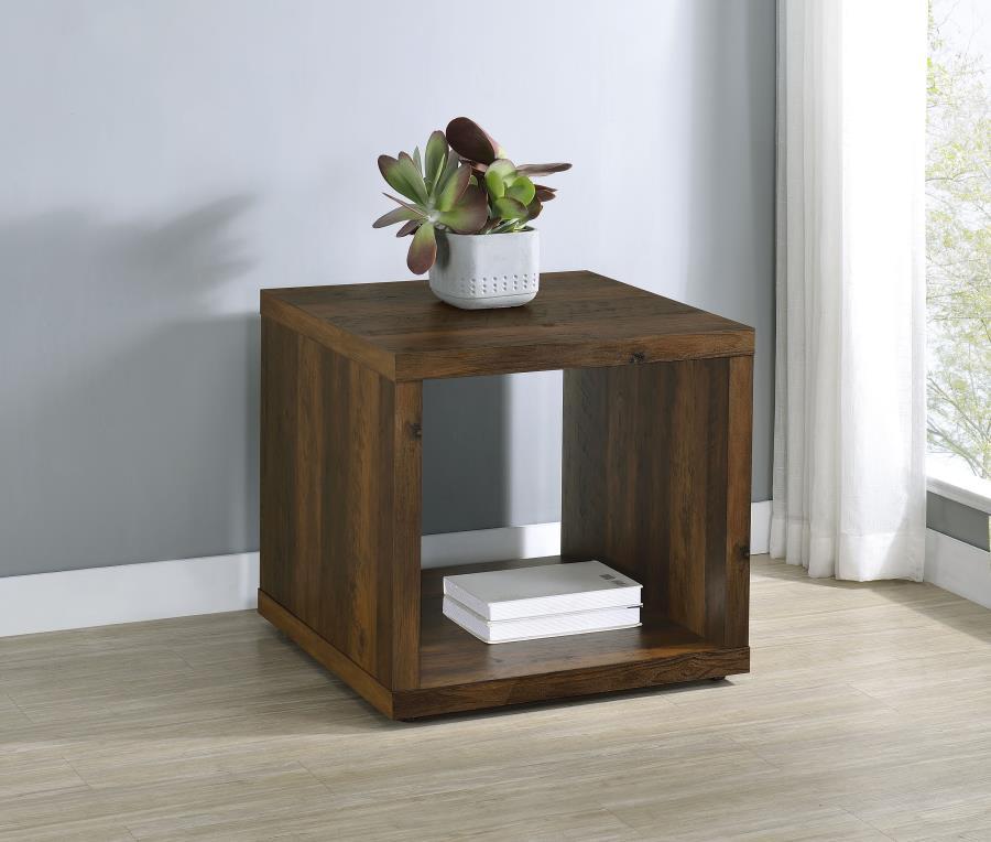 Frisco - Square Engineered Wood Side End Table by CoasterEveryday | Bel Furniture