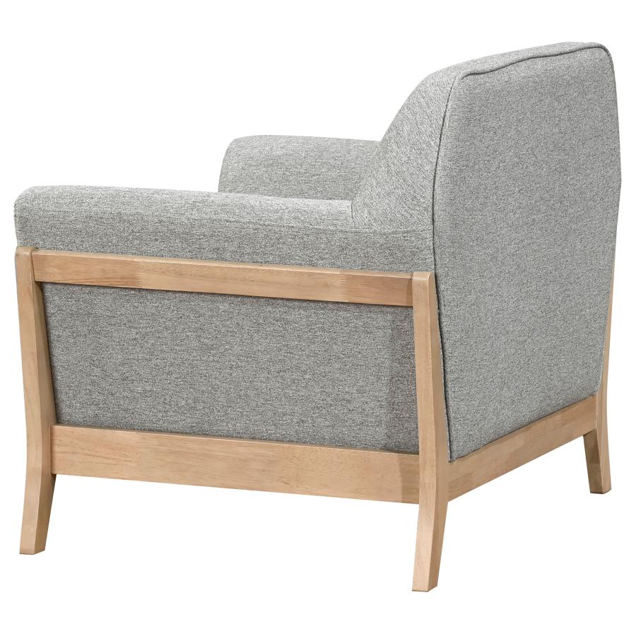 Vaughn - Fabric Upholstered Flared Arm Sofa Set
