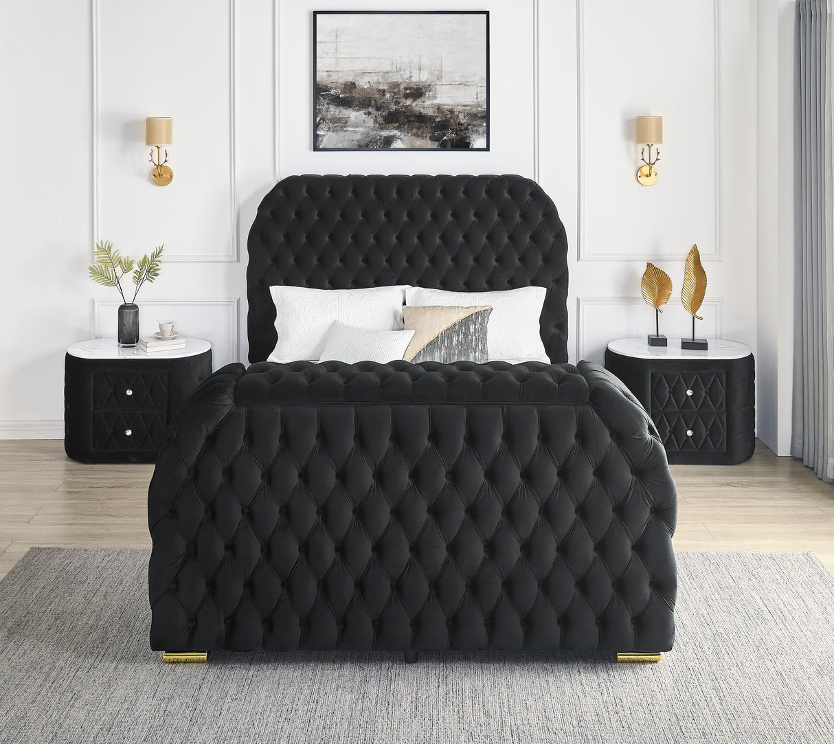 Natalia Bed Black