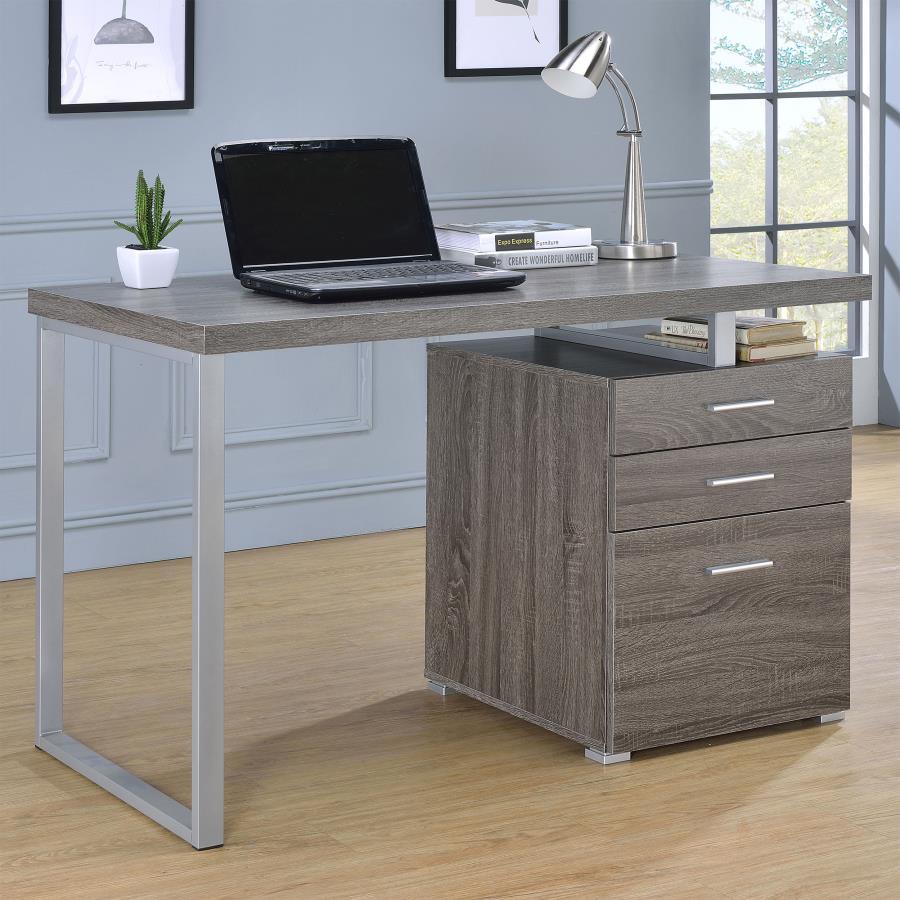 Brennan - 3-Drawer Office Computer Desk by CoasterEveryday | Bel Furniture